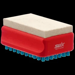 Swix Brush T0166B Brush with Felt/Nylon 24/25, børste - Skisliping & Skistruktur - Swix Brush T0166B Brush with Felt/Nylon 24/25, børste