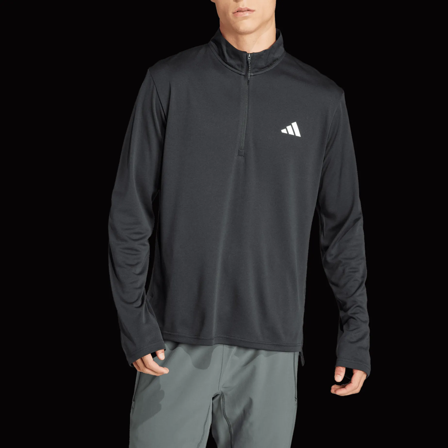 Train Essentials Training 1/4-Zip Long Sleeve, treningsgenser, herre - Treningsgenser - Train Essentials Training 1/4-Zip Long Sleeve, treningsgenser, herre