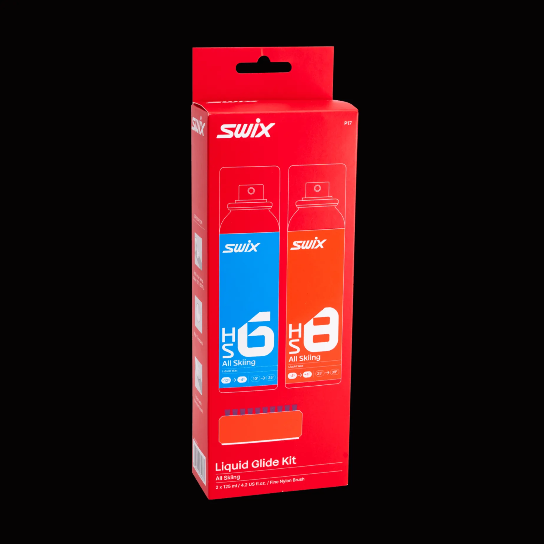 Wax Kit P17 Liquid Glide 24/25, hurtigglidersett med børste langrenn - Renseprodukter - Wax Kit P17 Liquid Glide 24/25, hurtigglidersett med børste langrenn