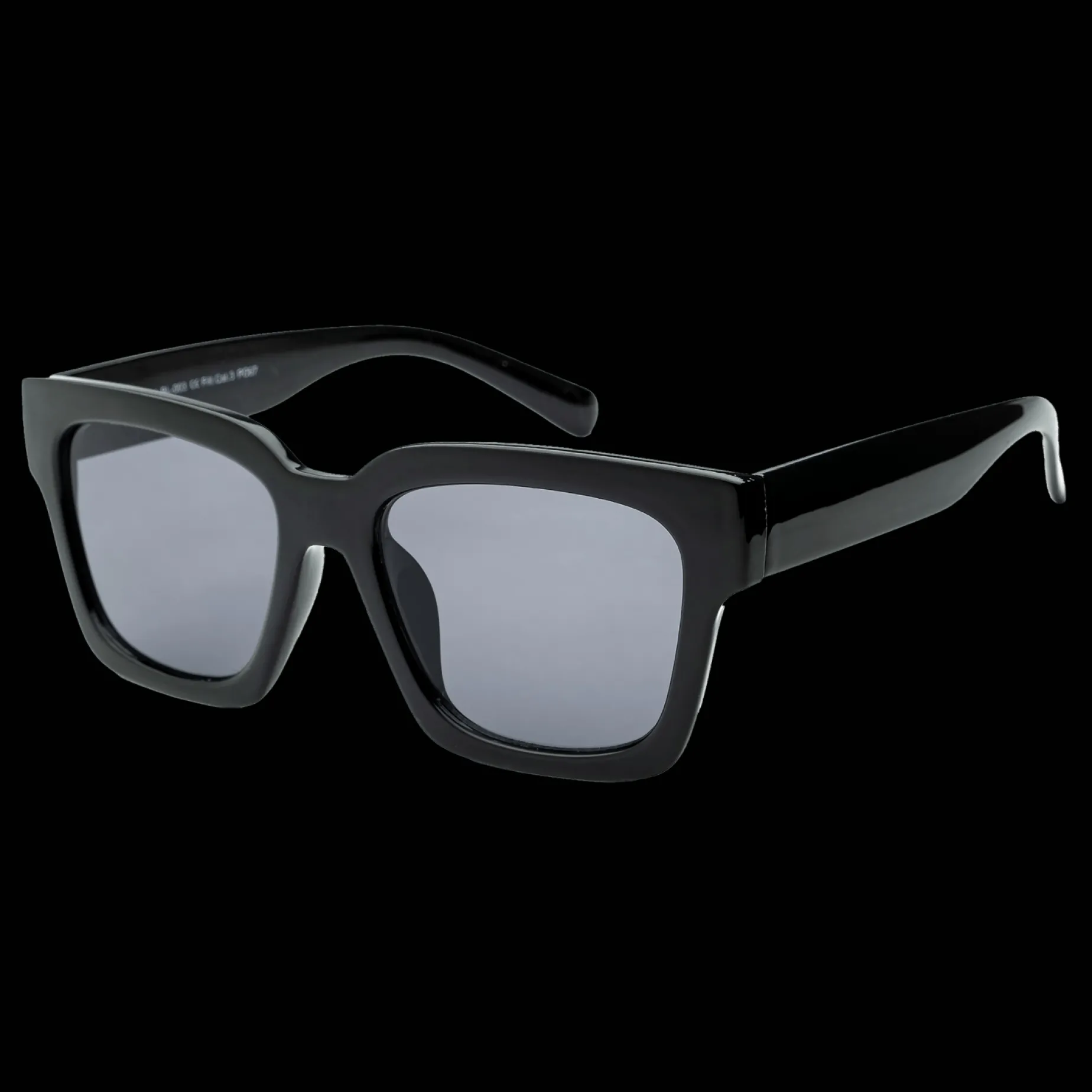 001 Waye Black Frame With Smoke Lens, solbriller, unisex - Fritidsbriller - 001 Waye Black Frame With Smoke Lens, solbriller, unisex